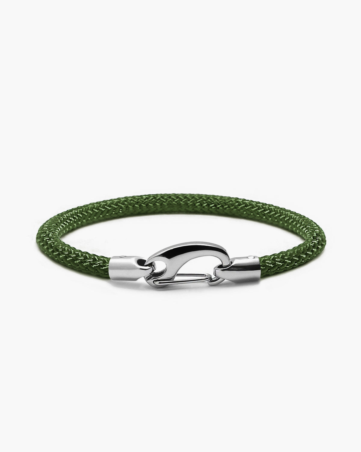 taormina-nautical-cord-bracelet-snap-shackle-clasp-stainless-steel-green-4mm