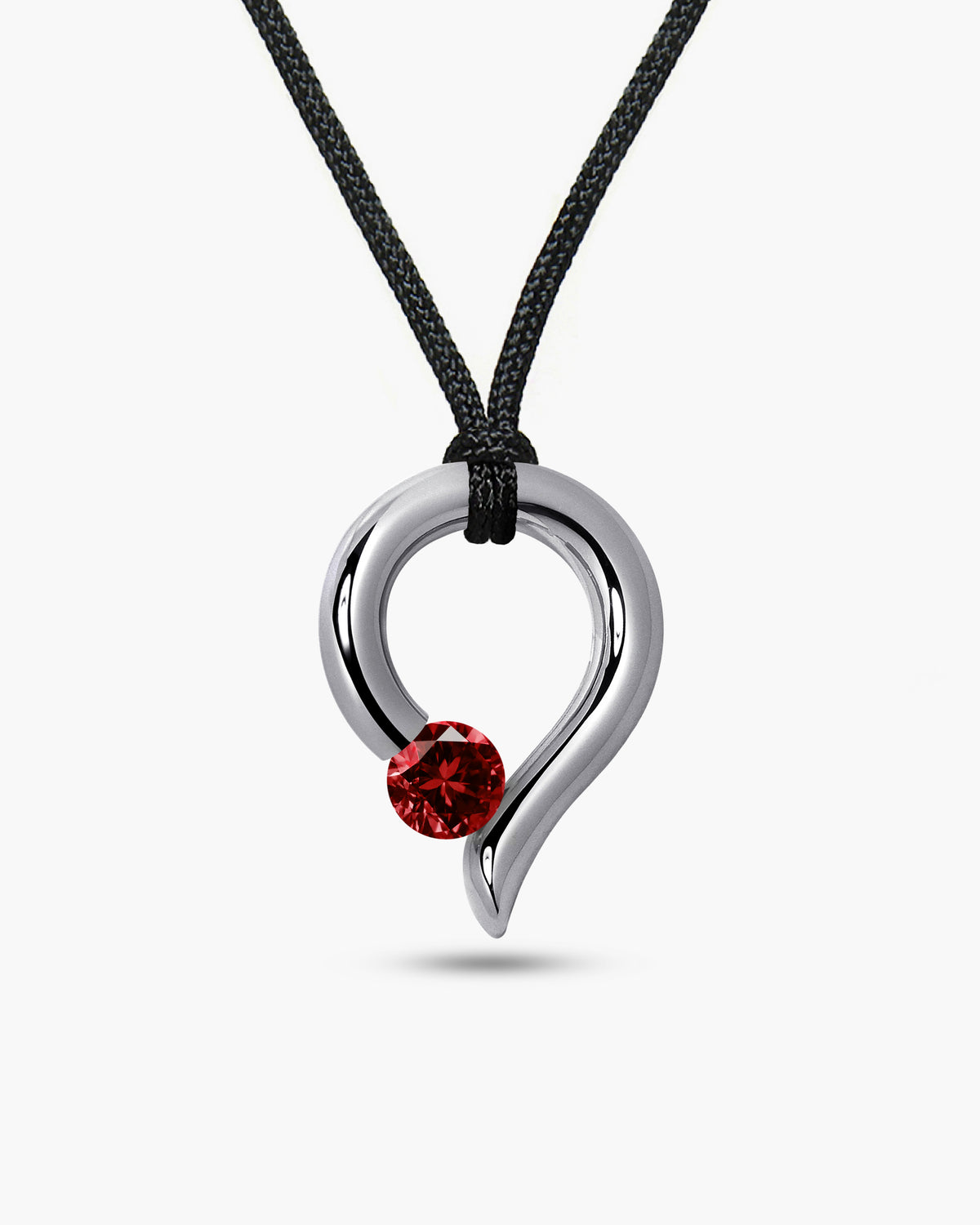 taormina-onde-pendant-stainless-steel-cord-tension-set-garnet