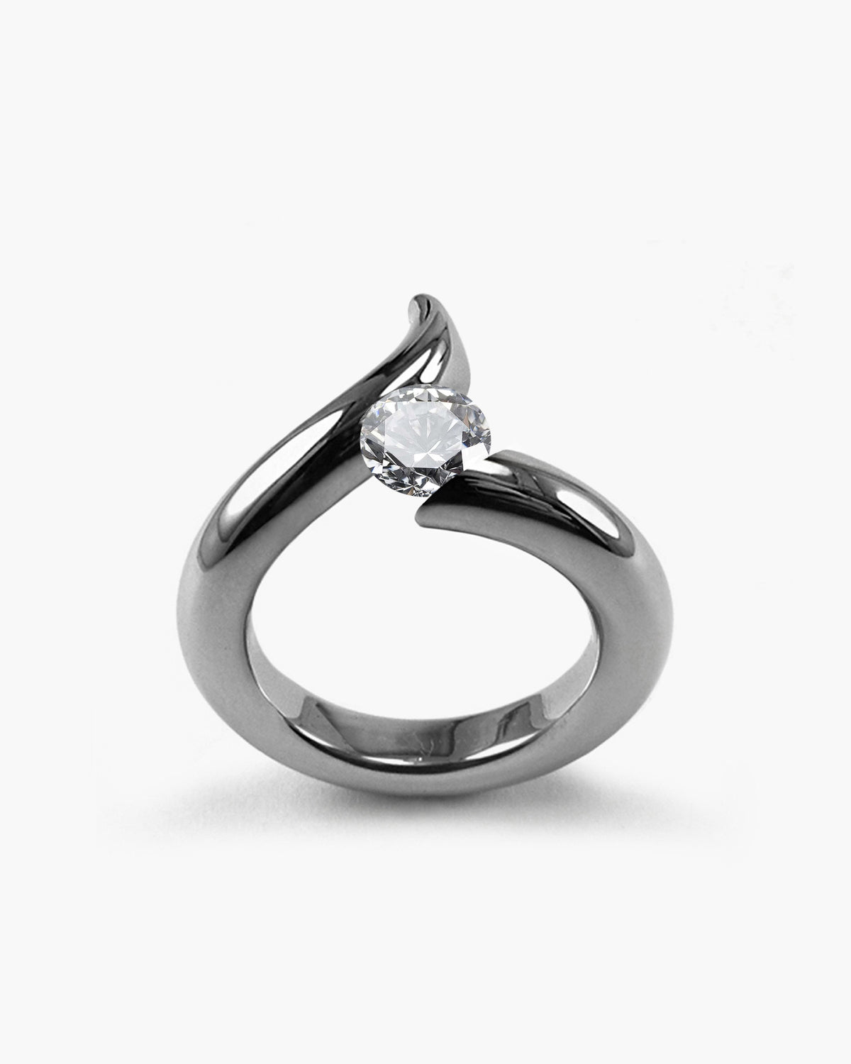 Onde Tension Set Ring