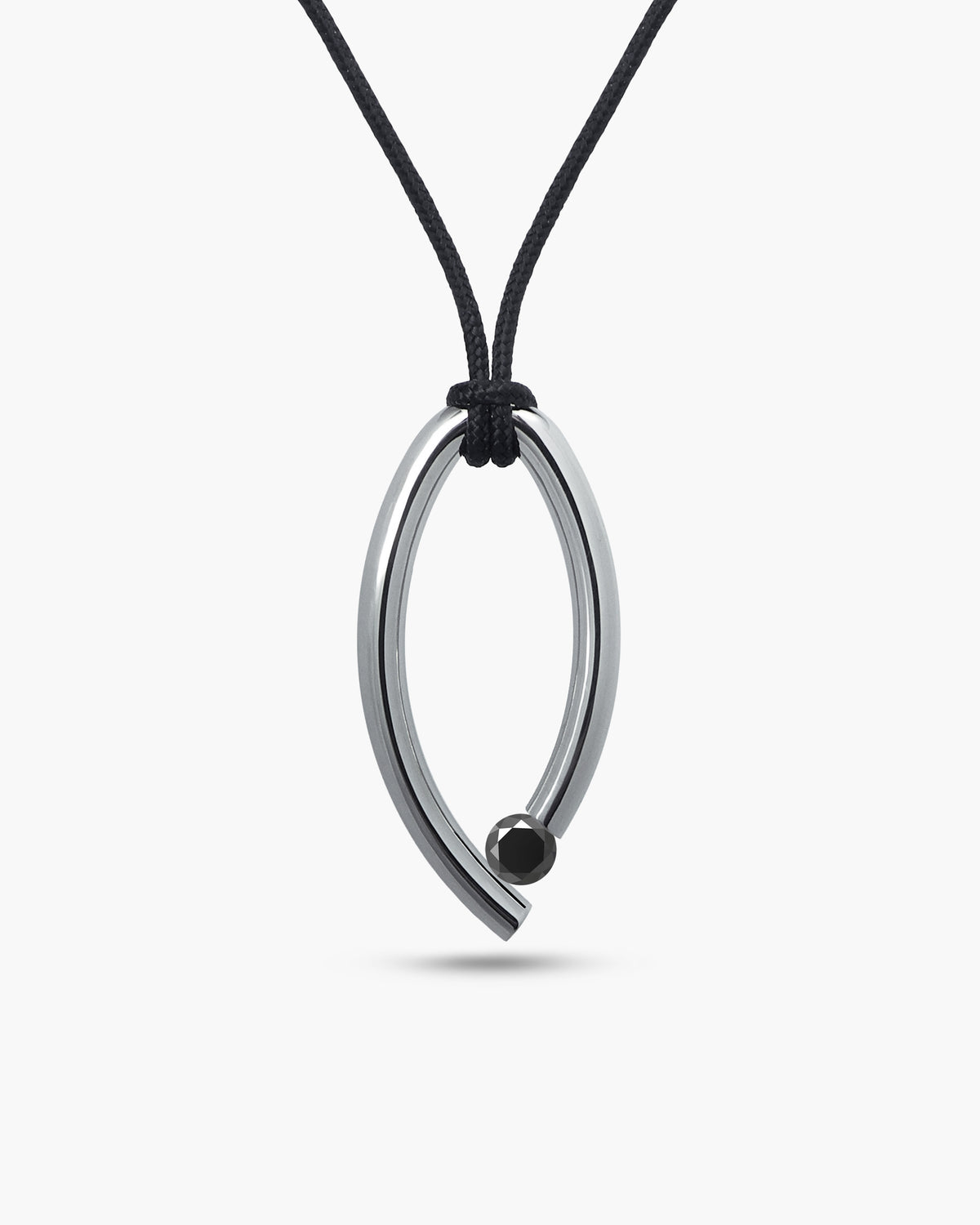 taormina-ovum-oval-pendant-cord-choker-stainless-steel-tension-set-black-onyx