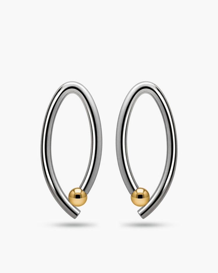 Ovum Tension Set Stud Earrings