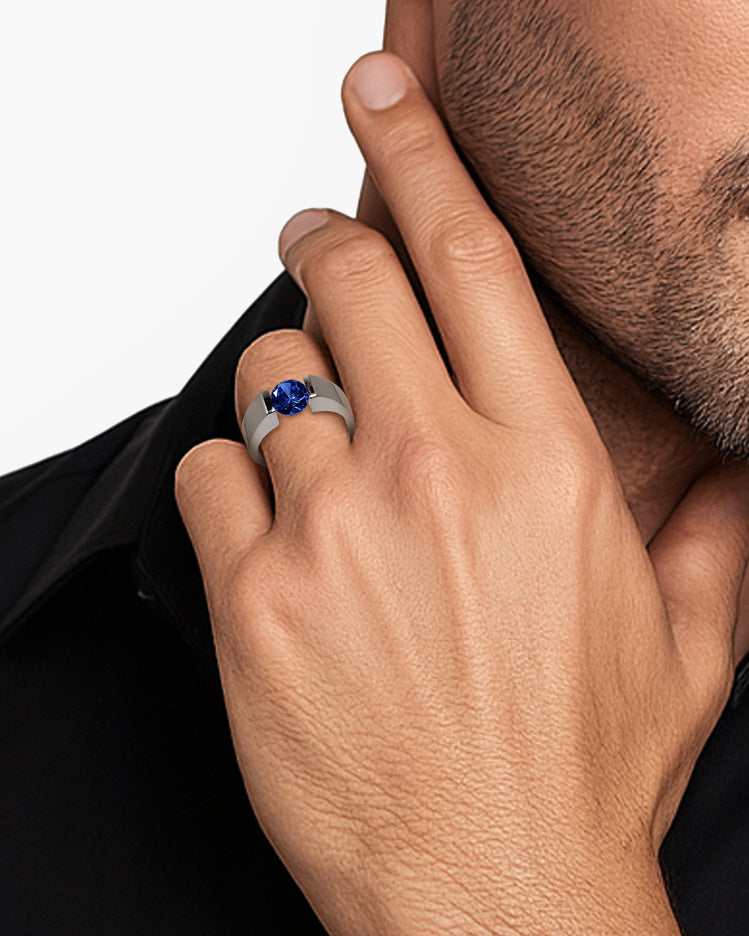 taormina-pyramid-tension-set-ring-blue-sapphire-model-zoom