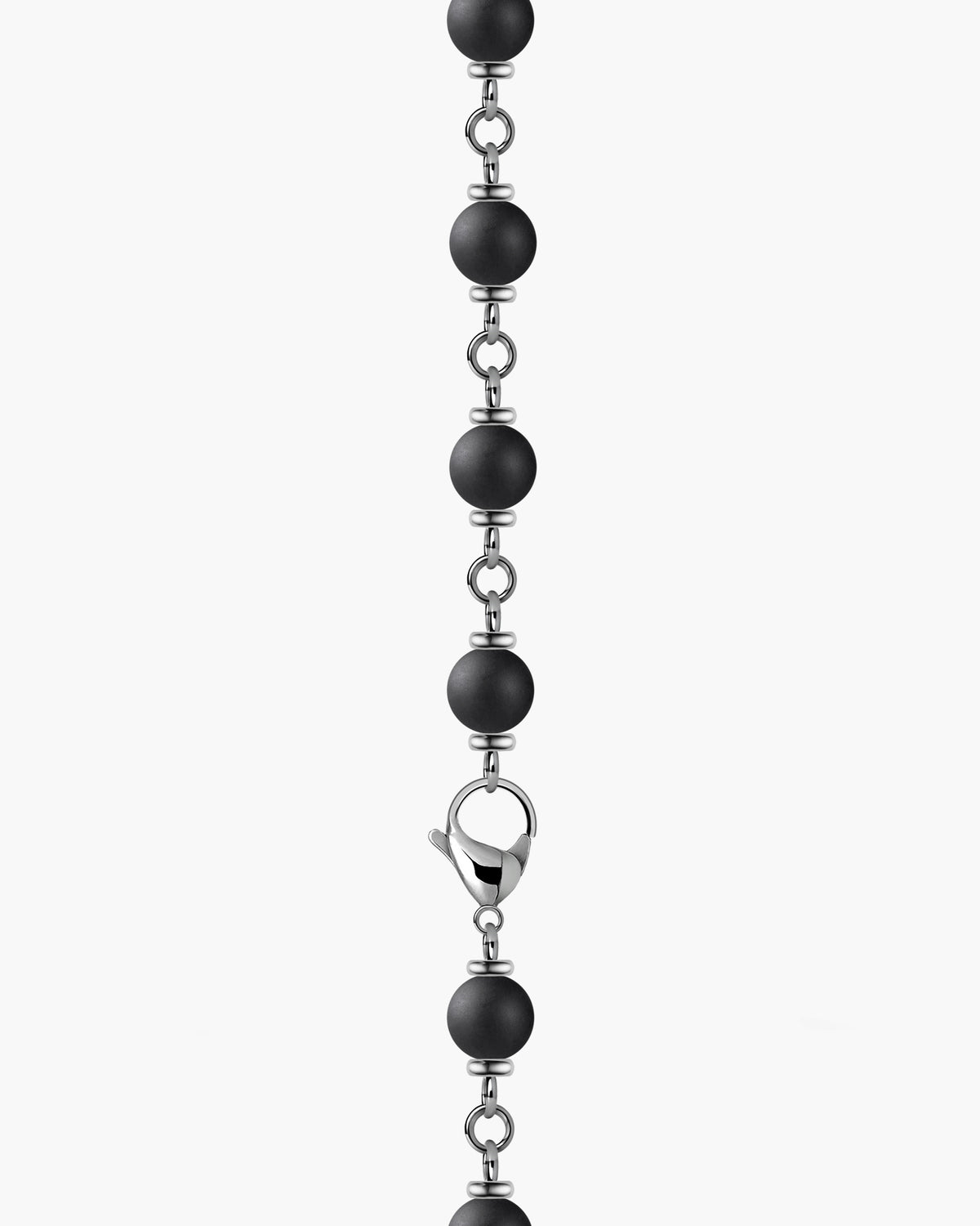 taormina-rosary-beads-and-chain-necklace-stainless-steel-obsidian-6mm-detail