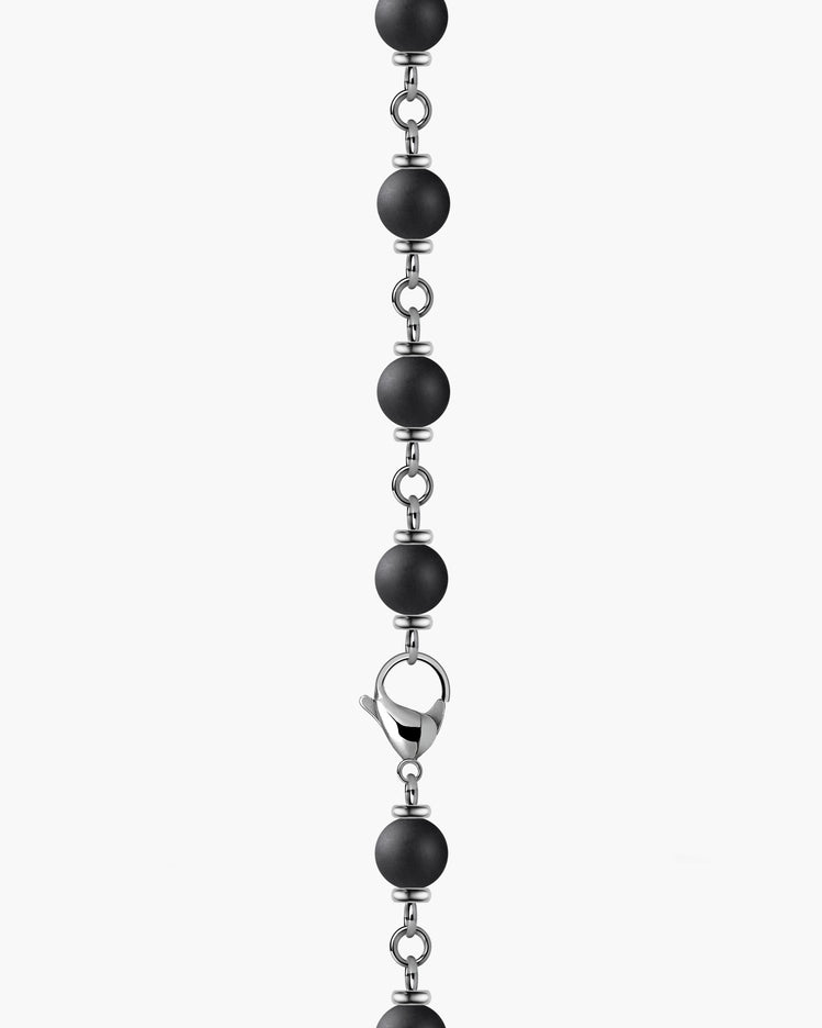 taormina-rosary-beads-and-chain-necklace-stainless-steel-obsidian-6mm-detail