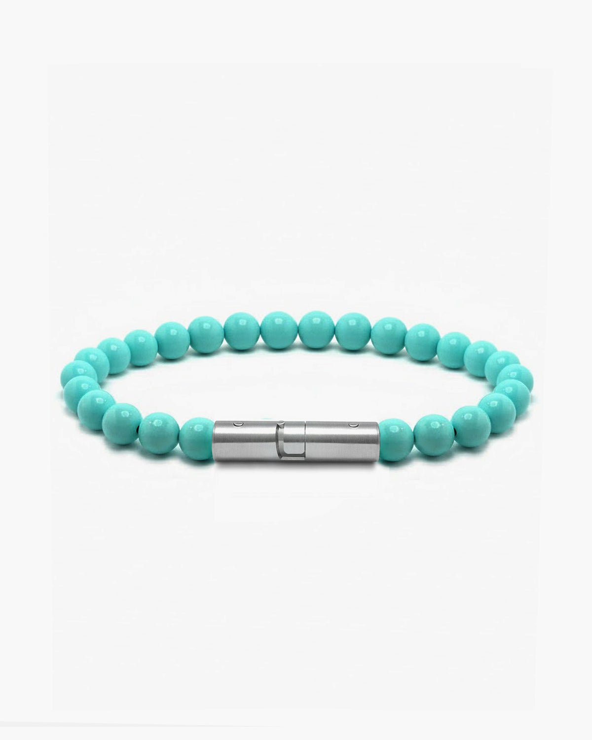 taormina-spiritual-beads-bracelet-stainless-steel-bayonet-clasp-turquoise-6mm-front