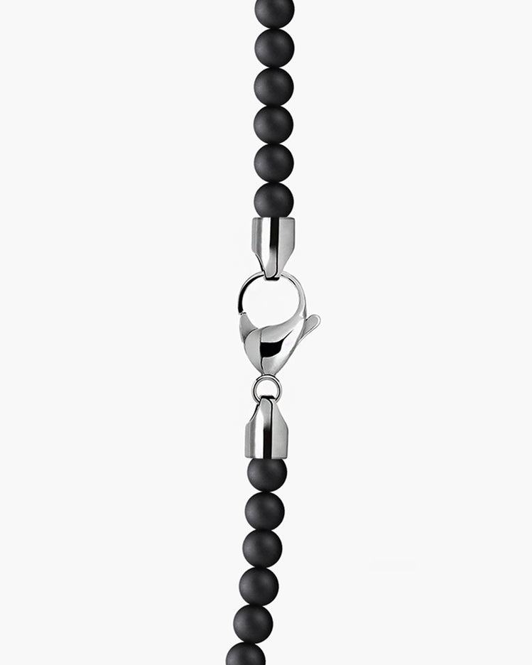 taormina-spiritual-beads-necklace-stainless-steel-lobster-clasp-obsidian-4mm-model-detail