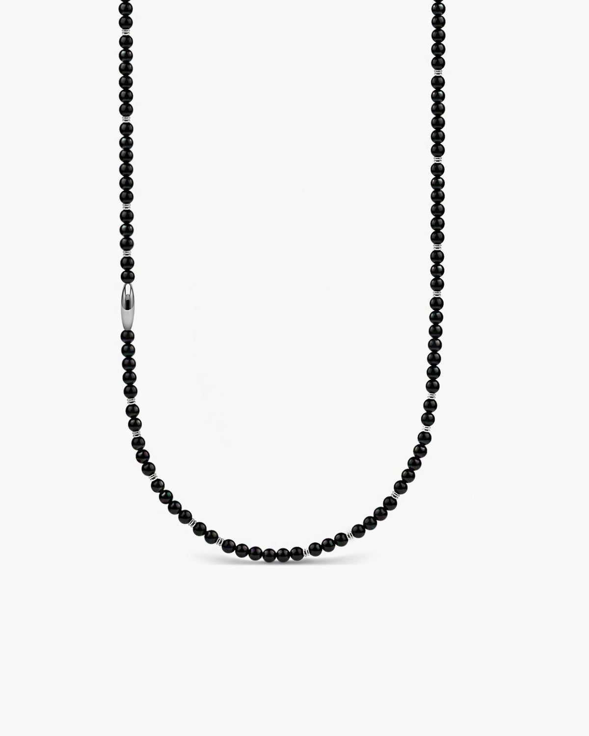 taormina-spiritual-beads-necklace-stainless-steel-rondels-elements-lobster-clasp-black-onyx-4mm