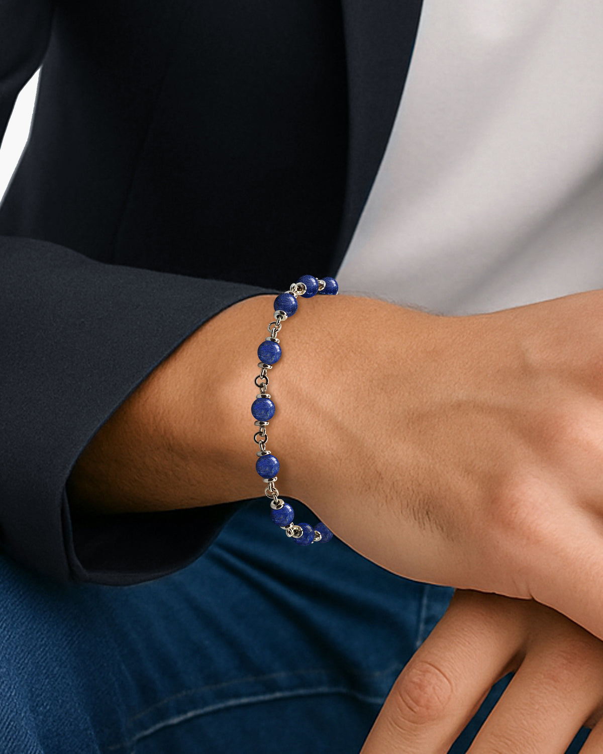 taormina-spiritual-rosary-beads-bracelet-stainless-steel-lapis-lazuli-6mm-model-zoom