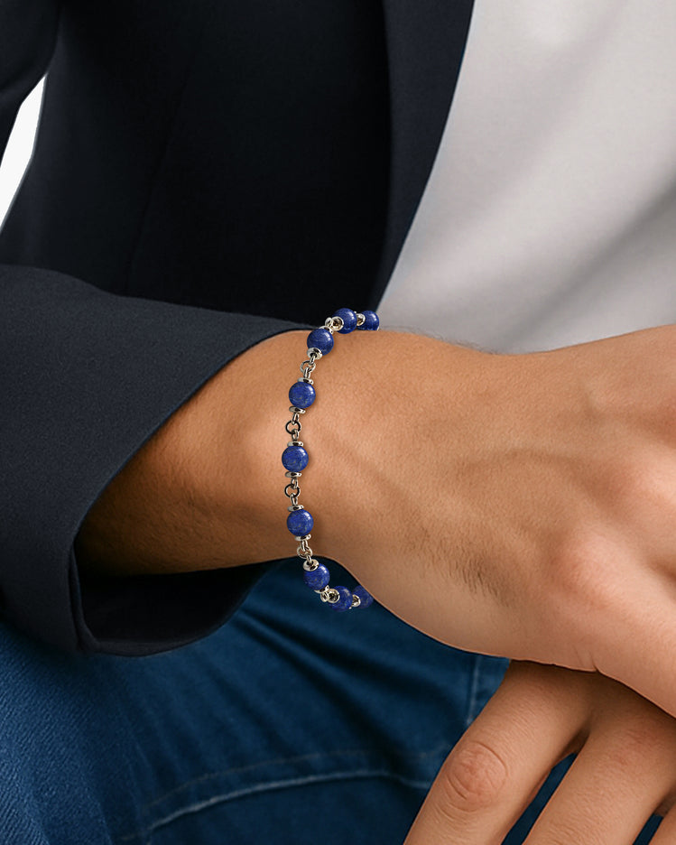 taormina-spiritual-rosary-beads-bracelet-stainless-steel-lapis-lazuli-6mm-model-zoom