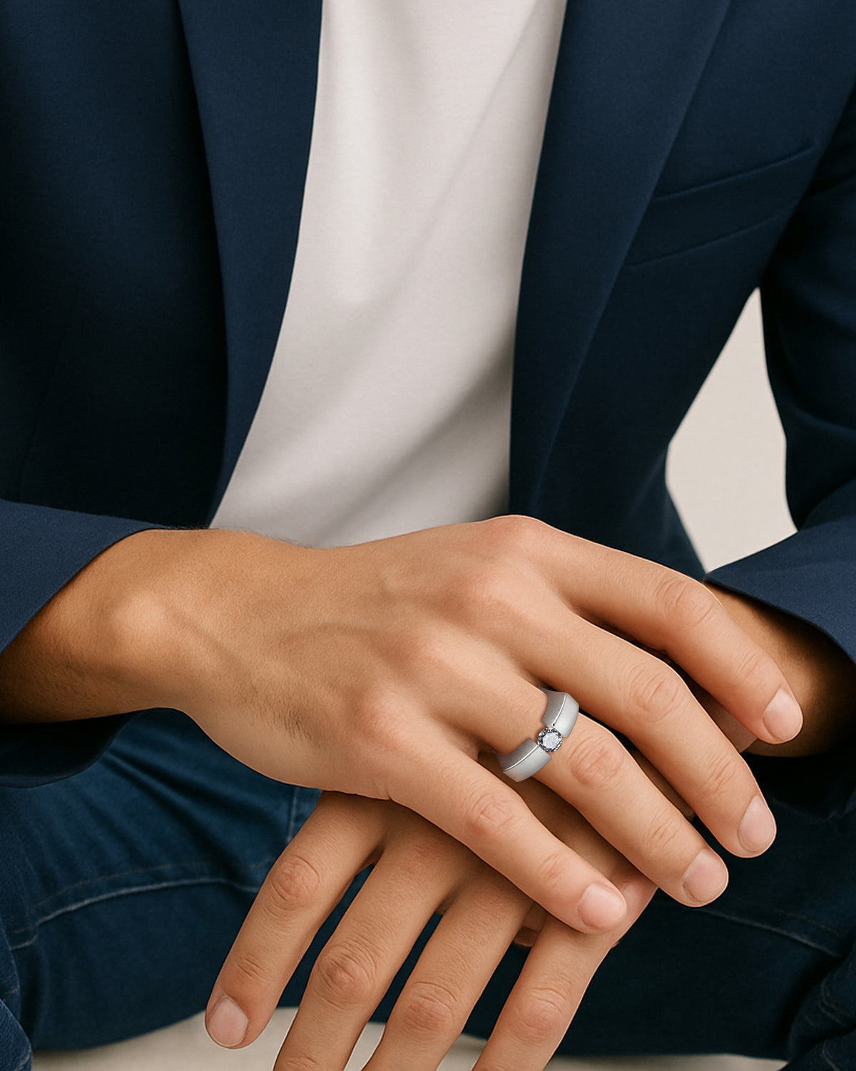 Stratum Tension Set Ring
